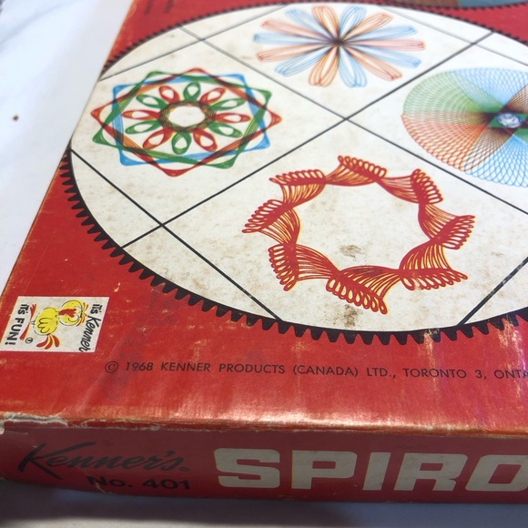 Vintage 1968 Spirograph, missing spool 36, 40 and pens, instructions included - Picture 3 of 16